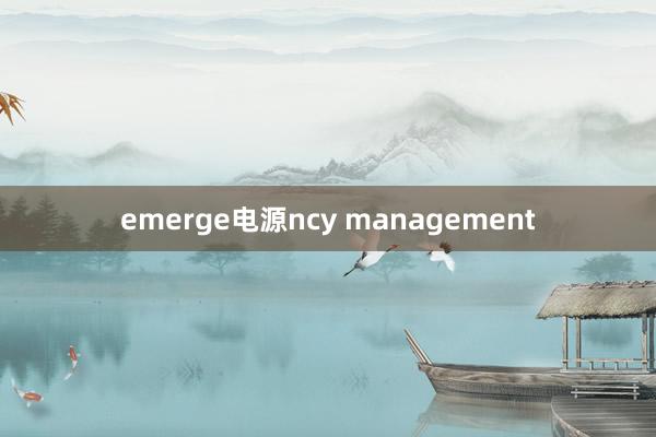 emerge电源ncy management